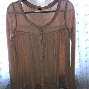 We the Free waffle knit tunic